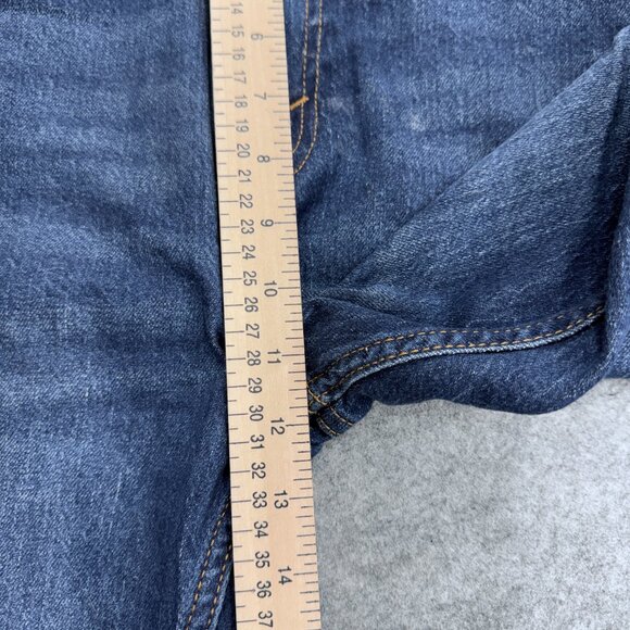 Levi's 505 Jeans Men's 34x34 Regular Fit Straight Leg Blue Denim Stonewash NEW - Picture 7 of 15